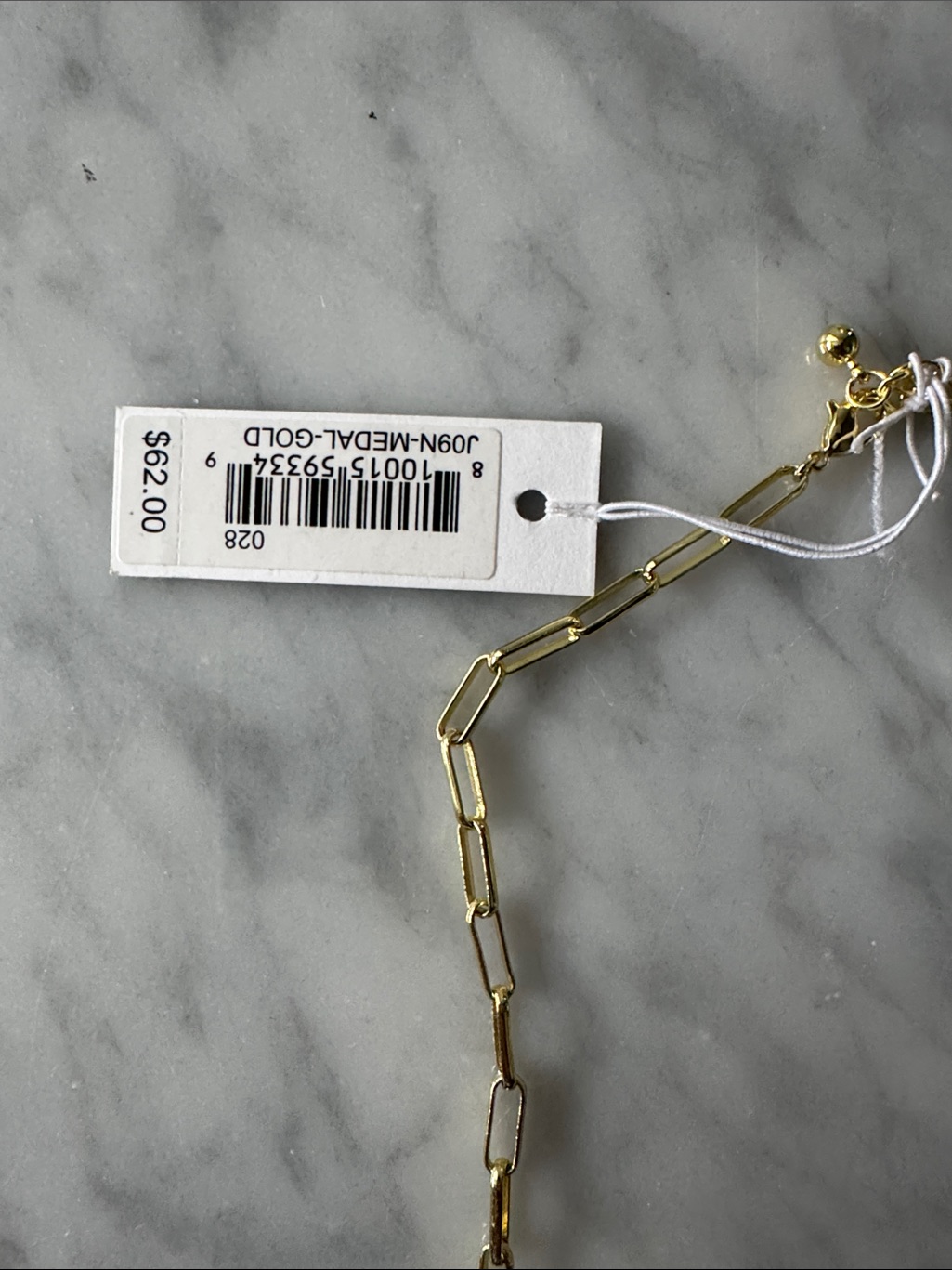 Uncommon James Gold Sunburst Medallion Pendant Paperclip Chain Nwt — image 4 of 6